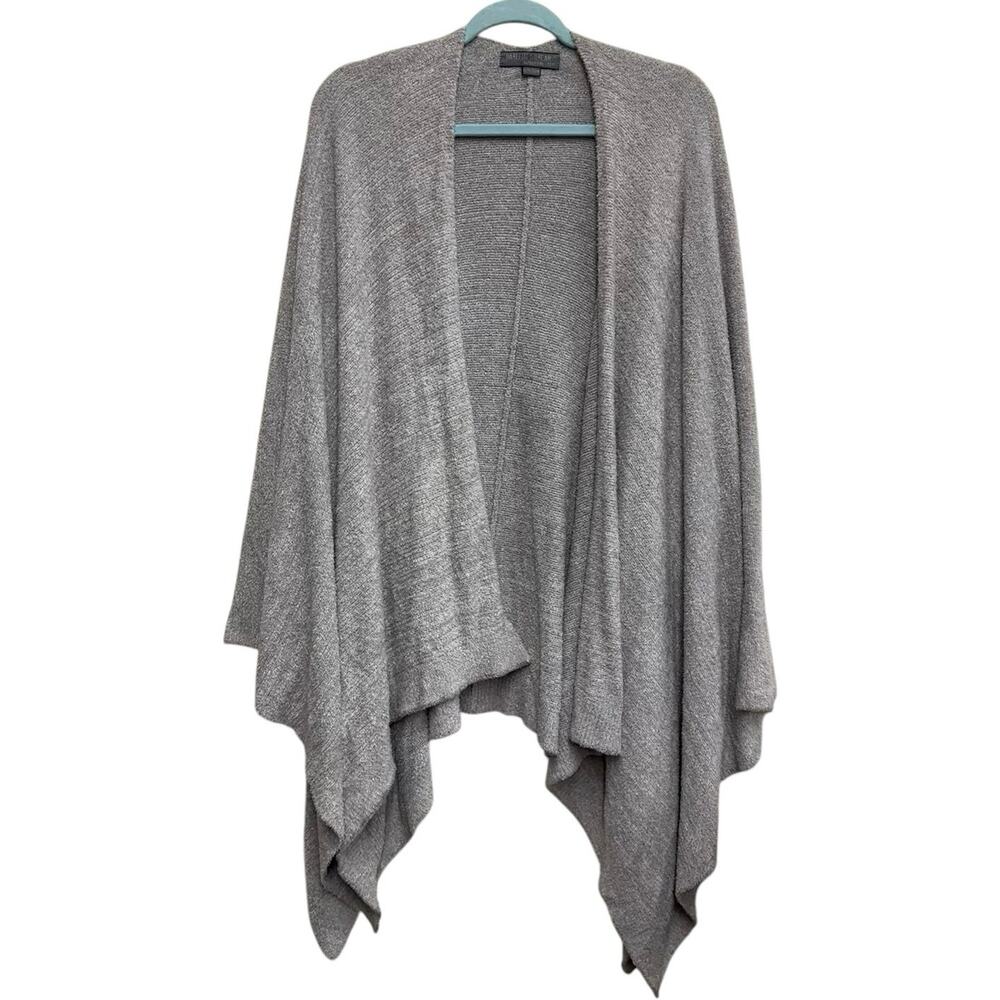 Barefoot Dreams CozyChic Lite Weekend Wrap Cardigan Gray One Size Style 455